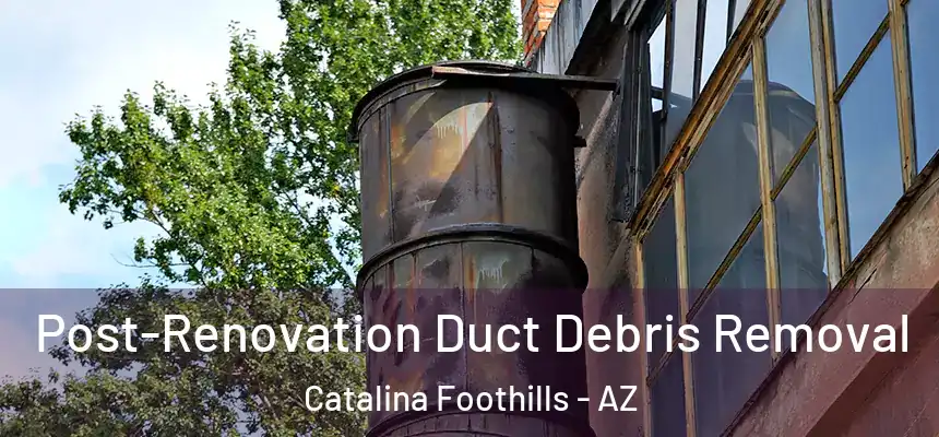 Post-Renovation Duct Debris Removal Catalina Foothills - AZ